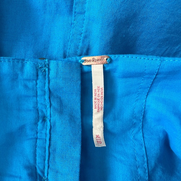 Free People Bari Romper in Fjord Blue Size XL - Picture 6 of 9